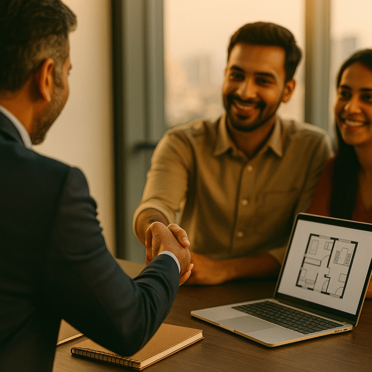 Srikant Deogharia guiding clients through property plans