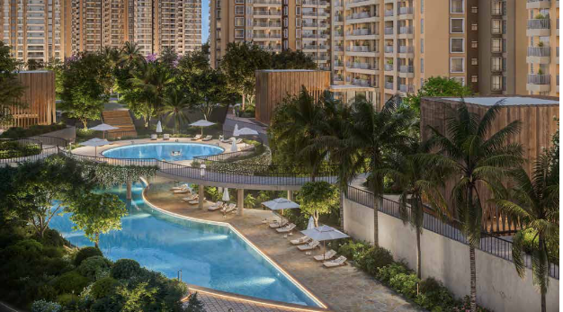 Prestige Southern Star Elevation Water Body and Swimming Pool