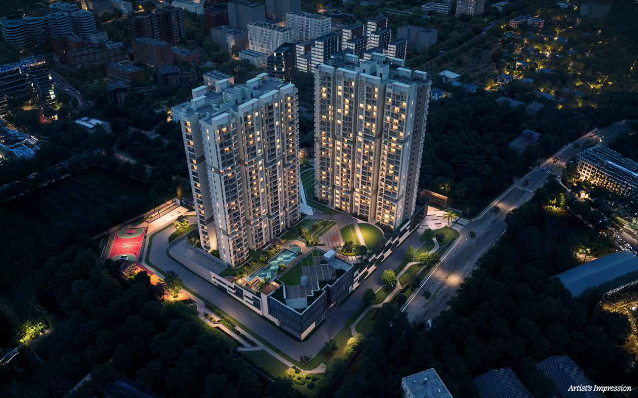 Prestige Suncrest Electronic City Phase 2 Night View