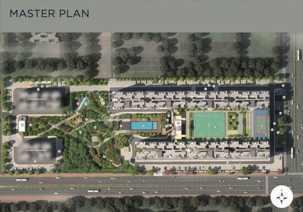 Provident Ecopolitan- Master Plan- North bangalore