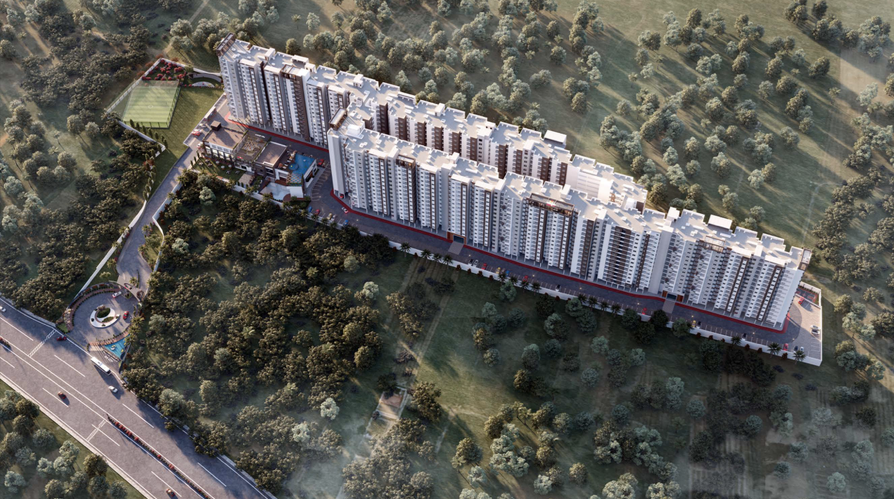 Sowparnika Arial View- 2, 3 BHK Homes in Whitefield