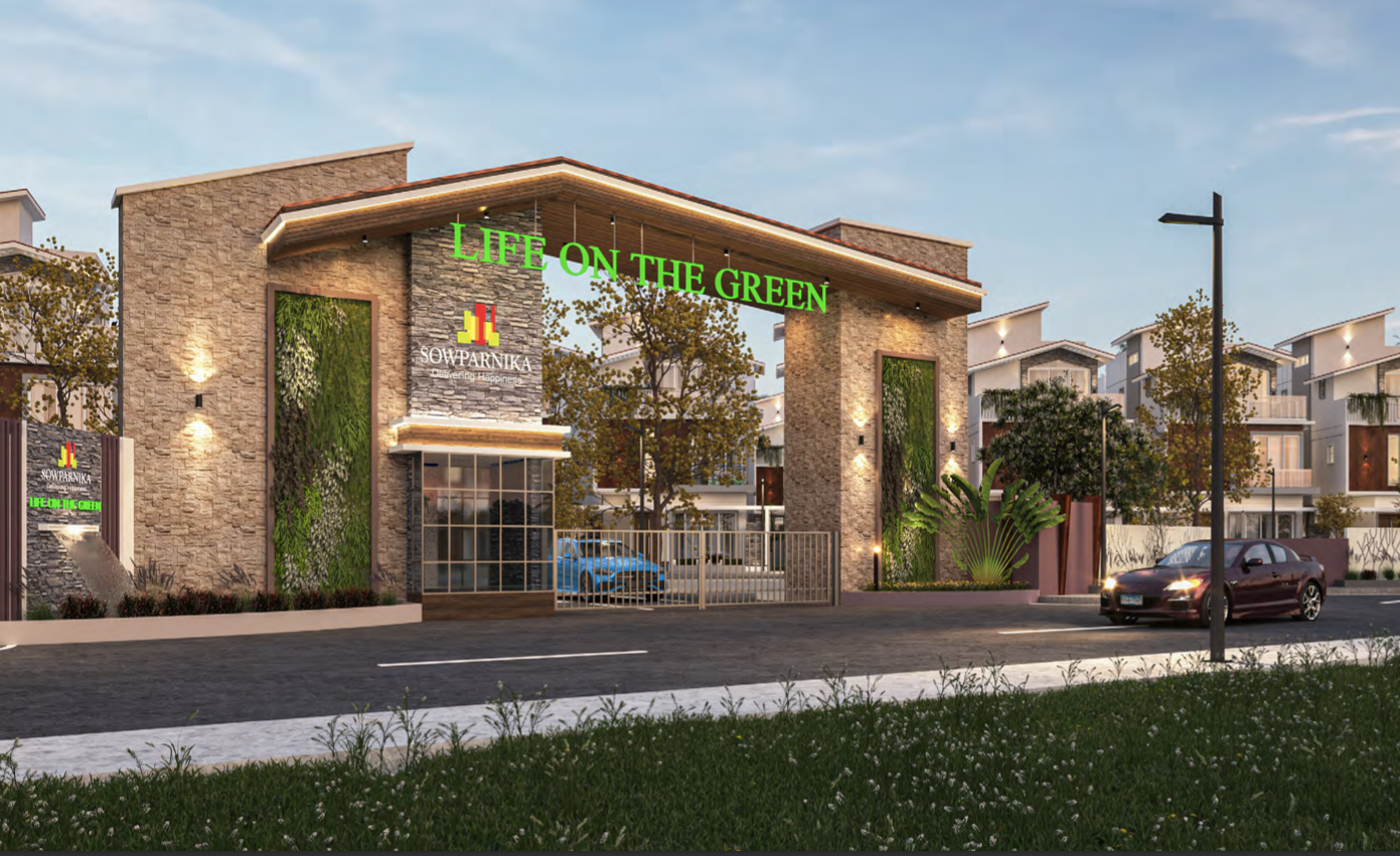 Sowparnika Life on the Green Entrance