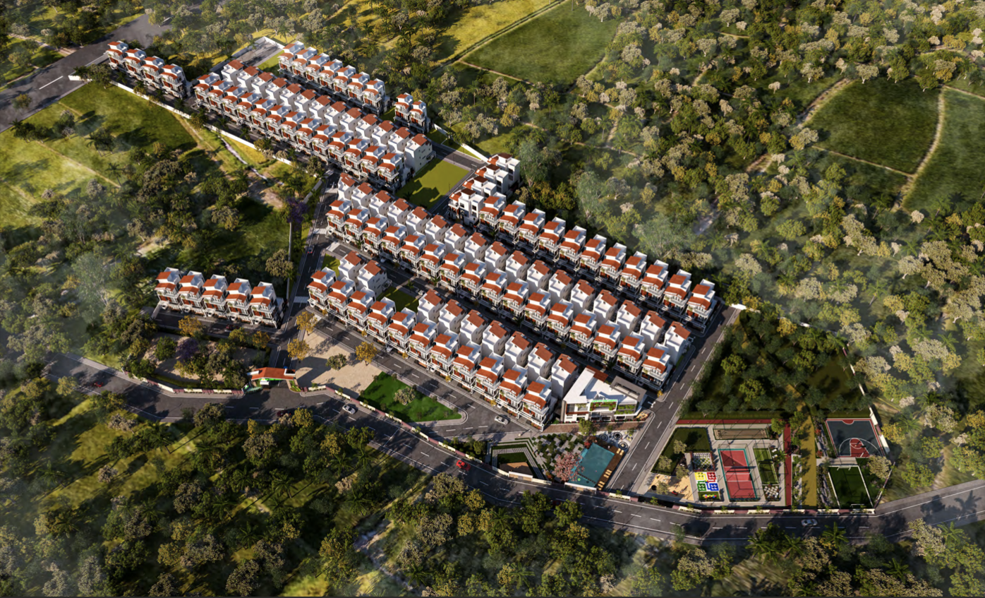 Bird Eye of Sowparnika Life on the Green