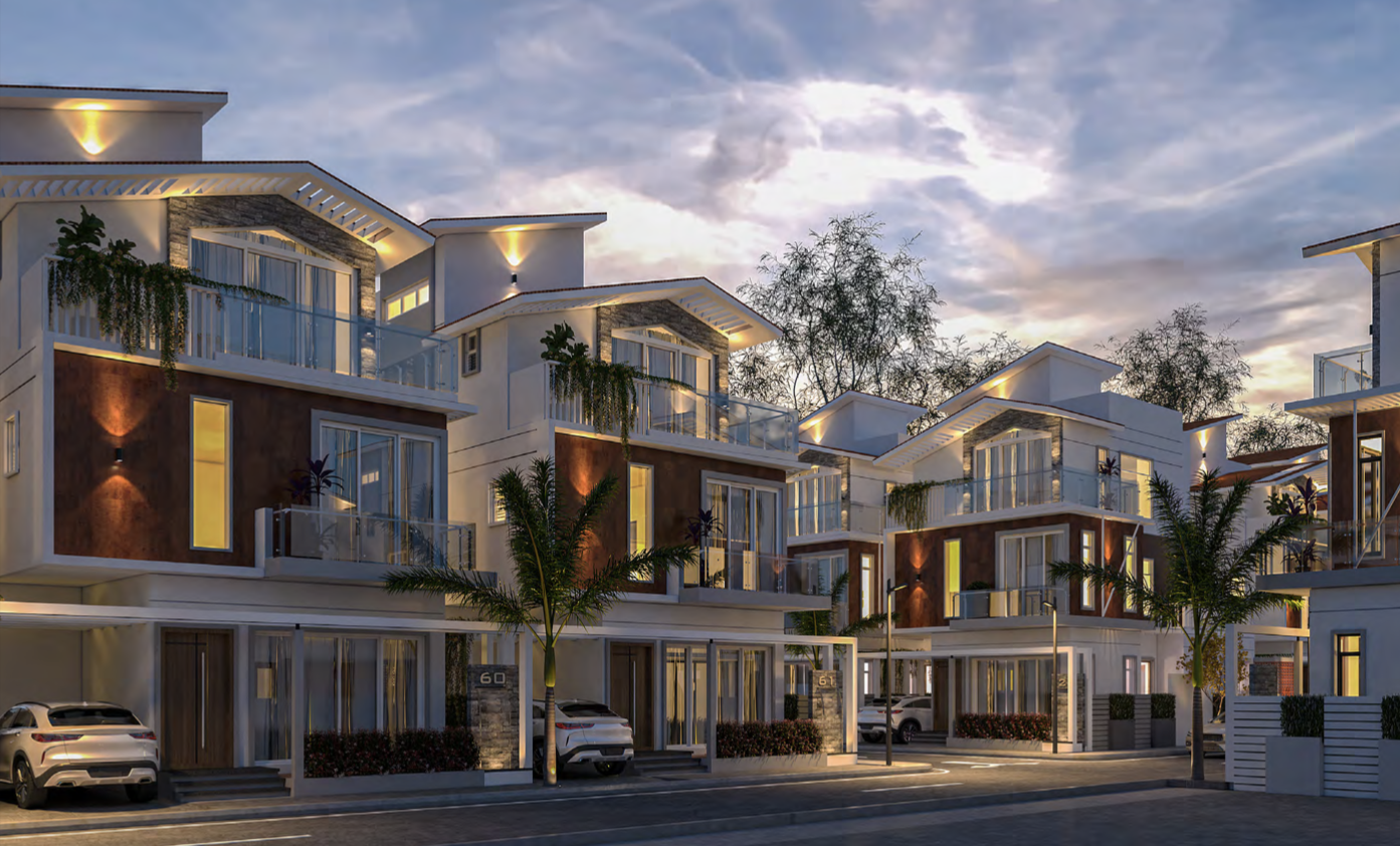 Sowparnika Life on the Green Villa Elevation