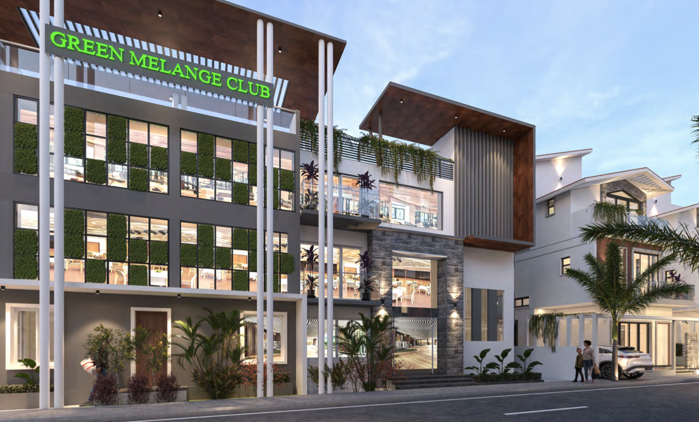 Life on the green Club House Elevation