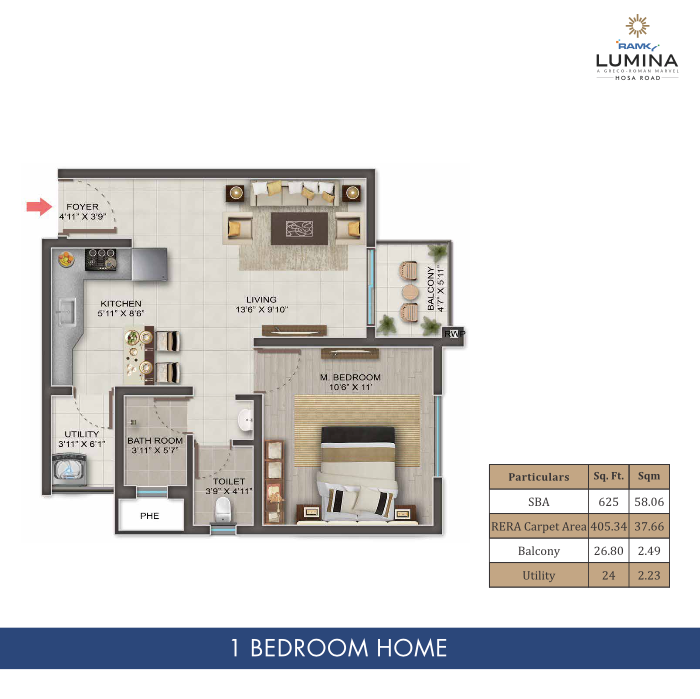1BHK Apartment Close to HSR Layout